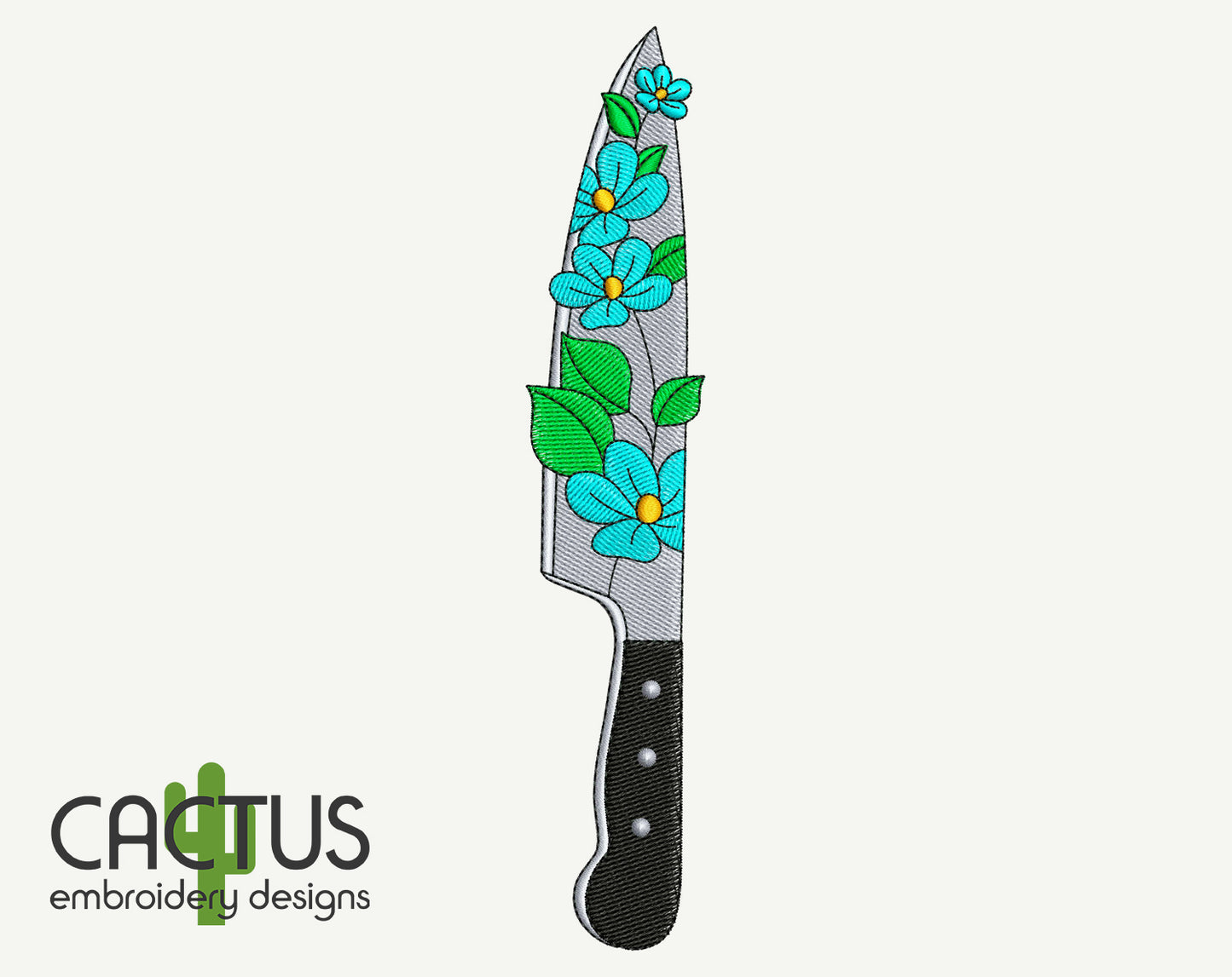 Knife V1 Embroidery Design