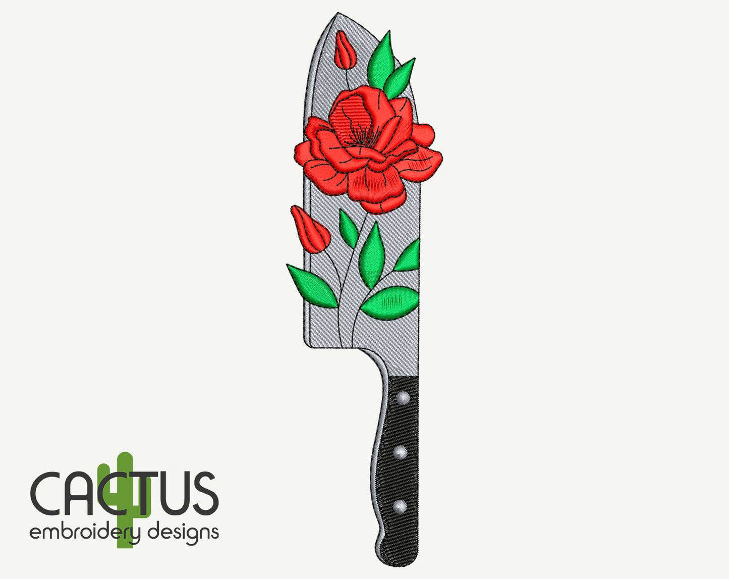 Knife V2 Embroidery Design