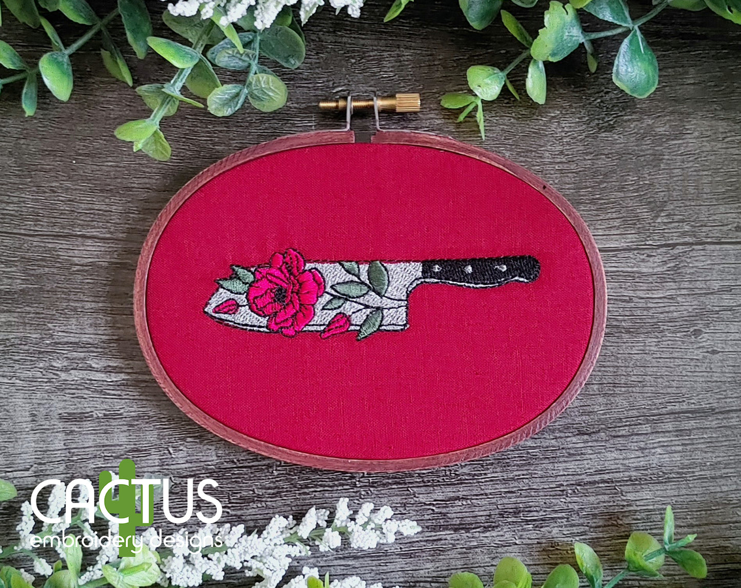 Knife V2 Embroidery Design