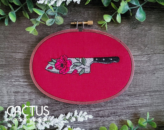 Knife V2 Embroidery Design