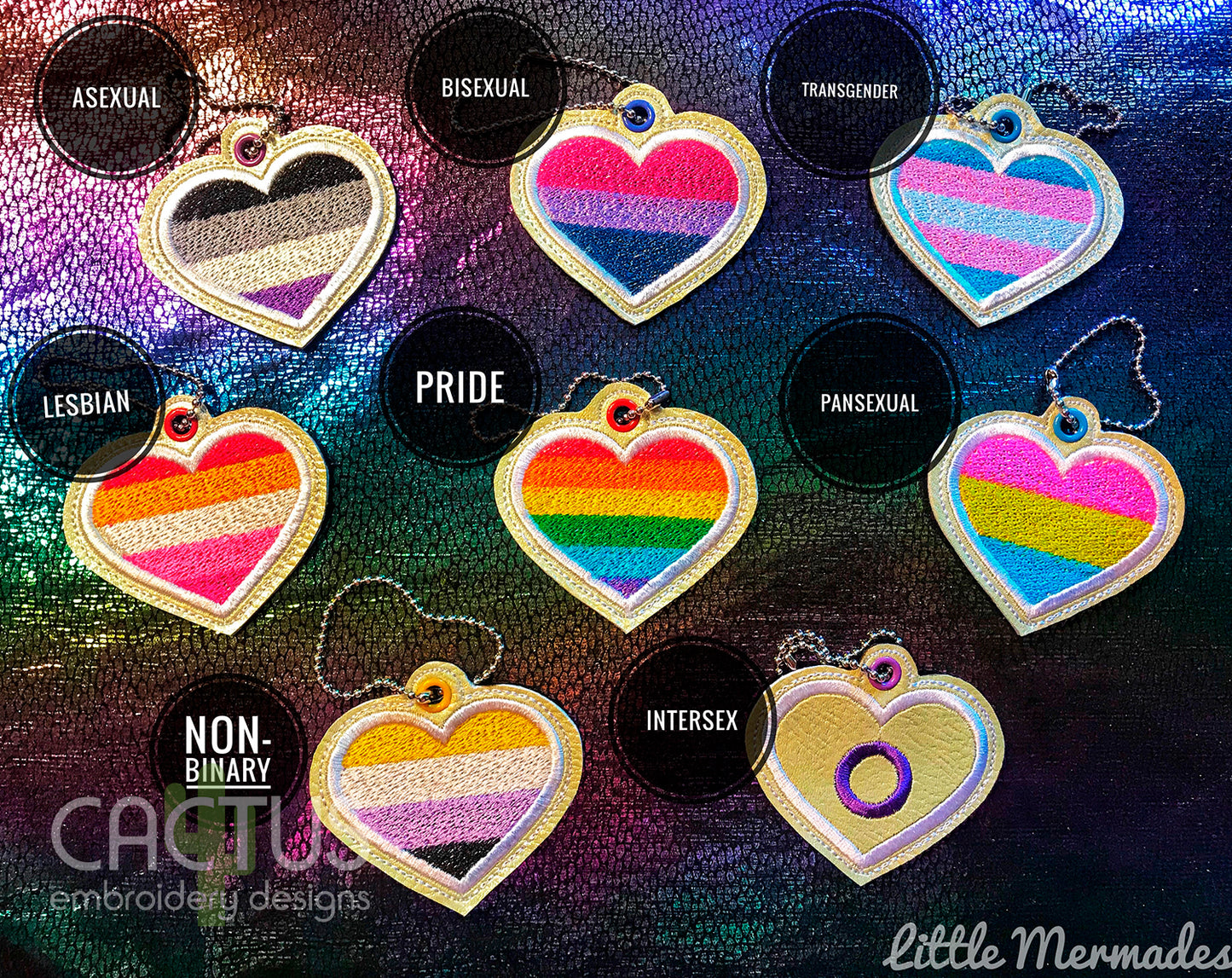 LGBTQ+ Snap Tab & Eyelet Fob