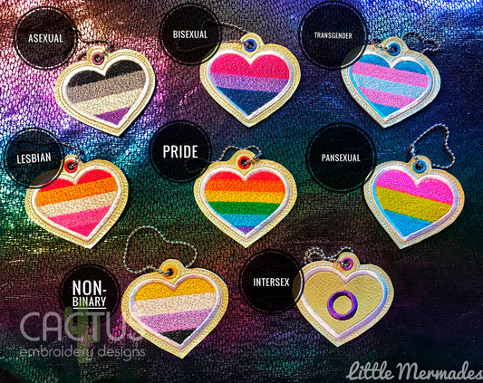 LGBTQ+ Snap Tab & Eyelet Fob