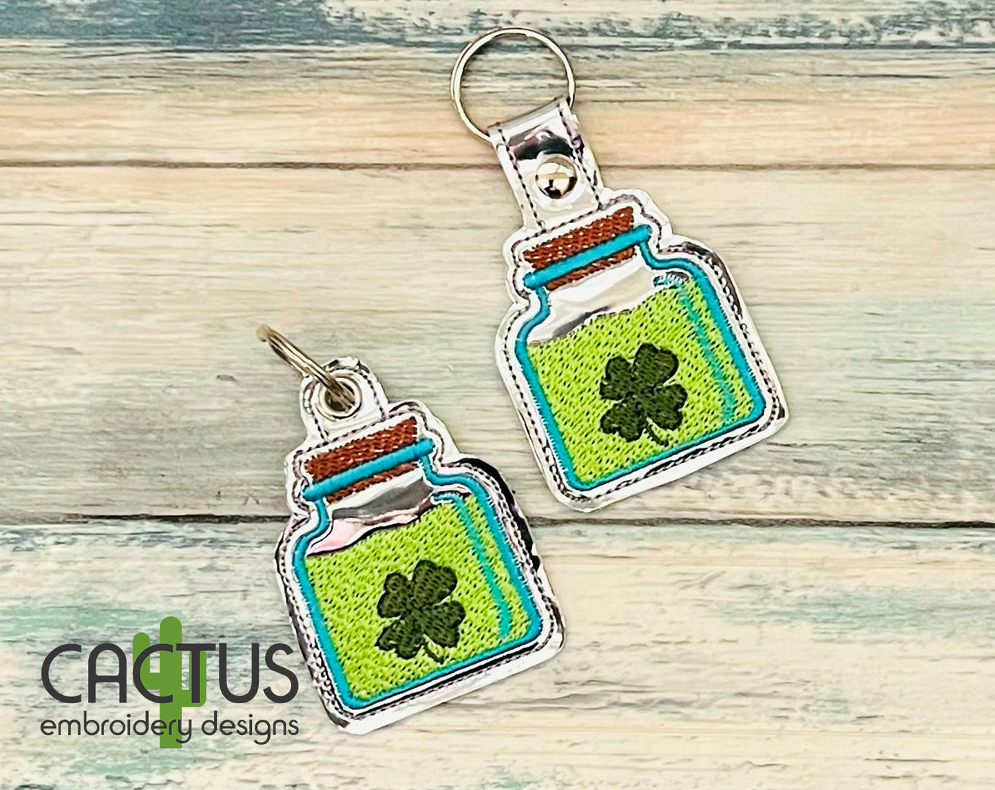 Liquid Luck Snap Tab & Eyelet Fob