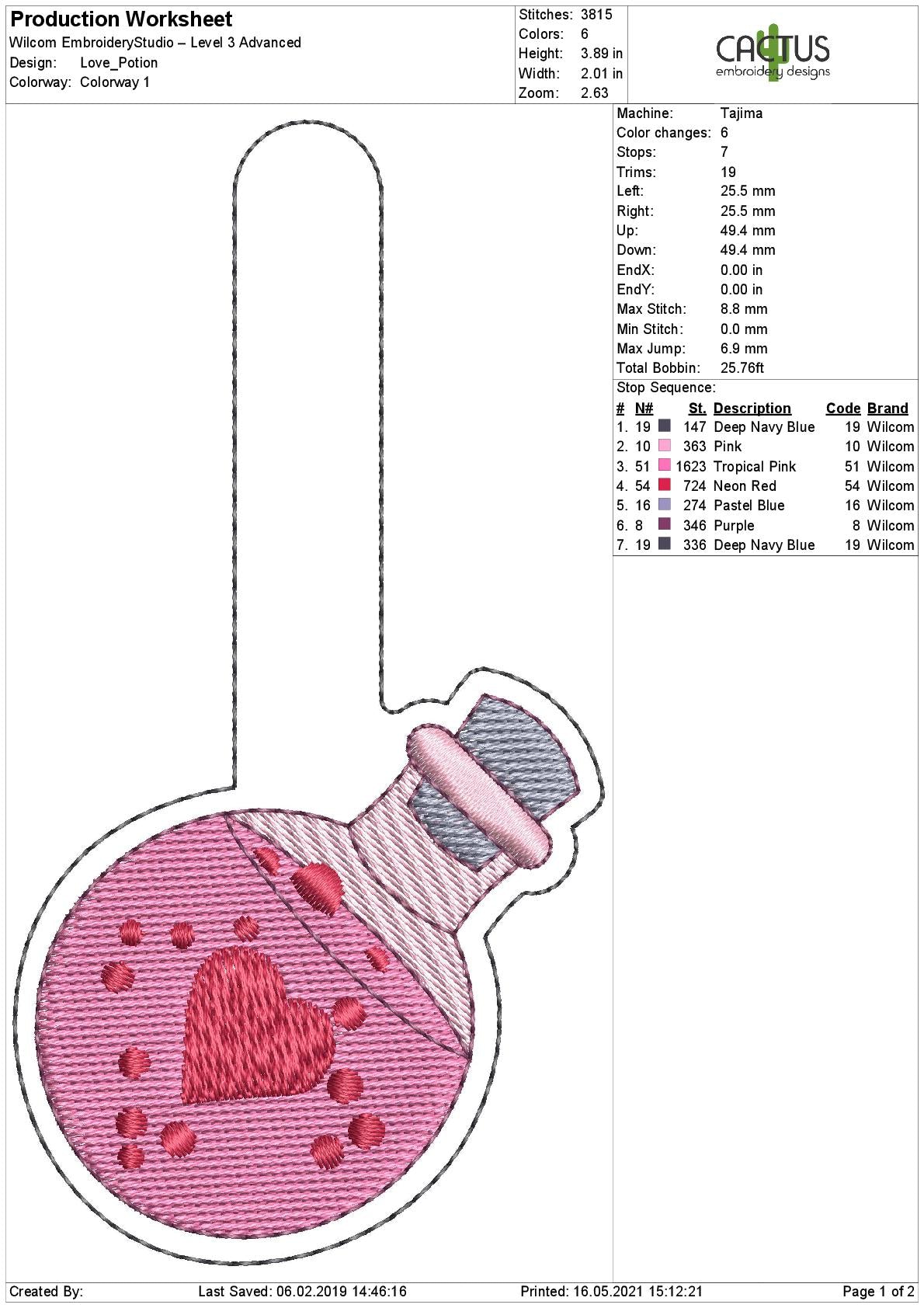 Love Potion Snap Tab