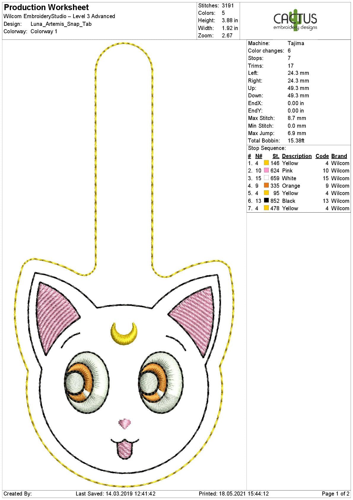 Luna Snap Tab