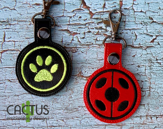 Bug & Cat Set of 2 Snap Tabs