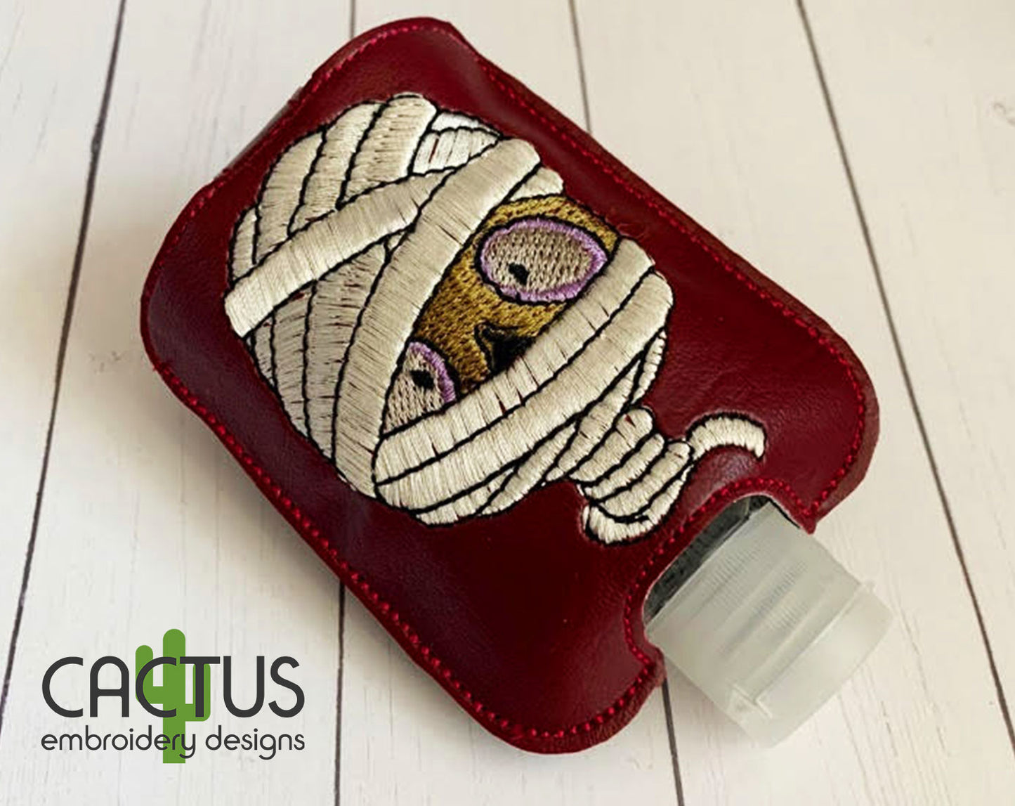 Mummy Set of Embroidery Design, Sanitizer Holder, Bookmark\Bag Tag, Eyelet Fob, Feltie, Snap Tab