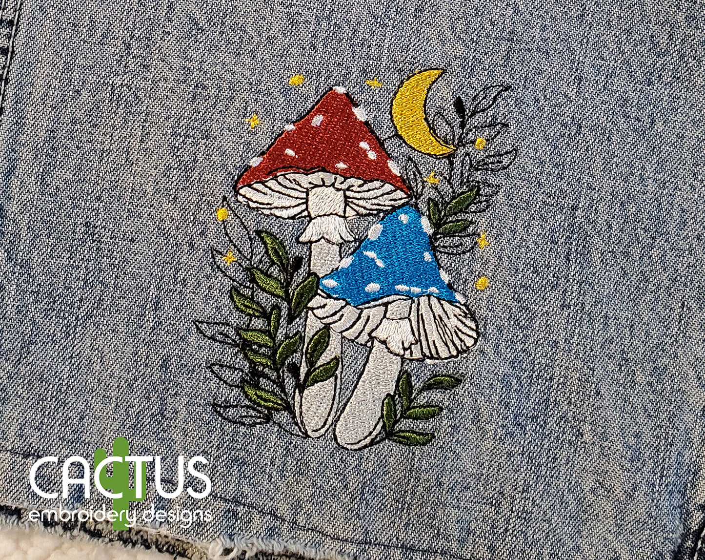 Mushrooms Embroidery Design