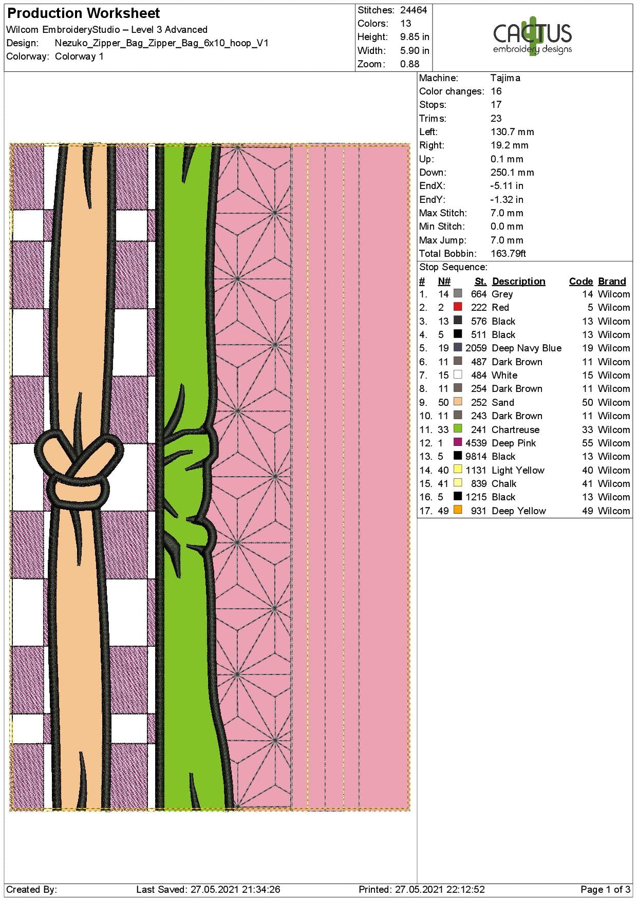 N Sister Zipper Bag