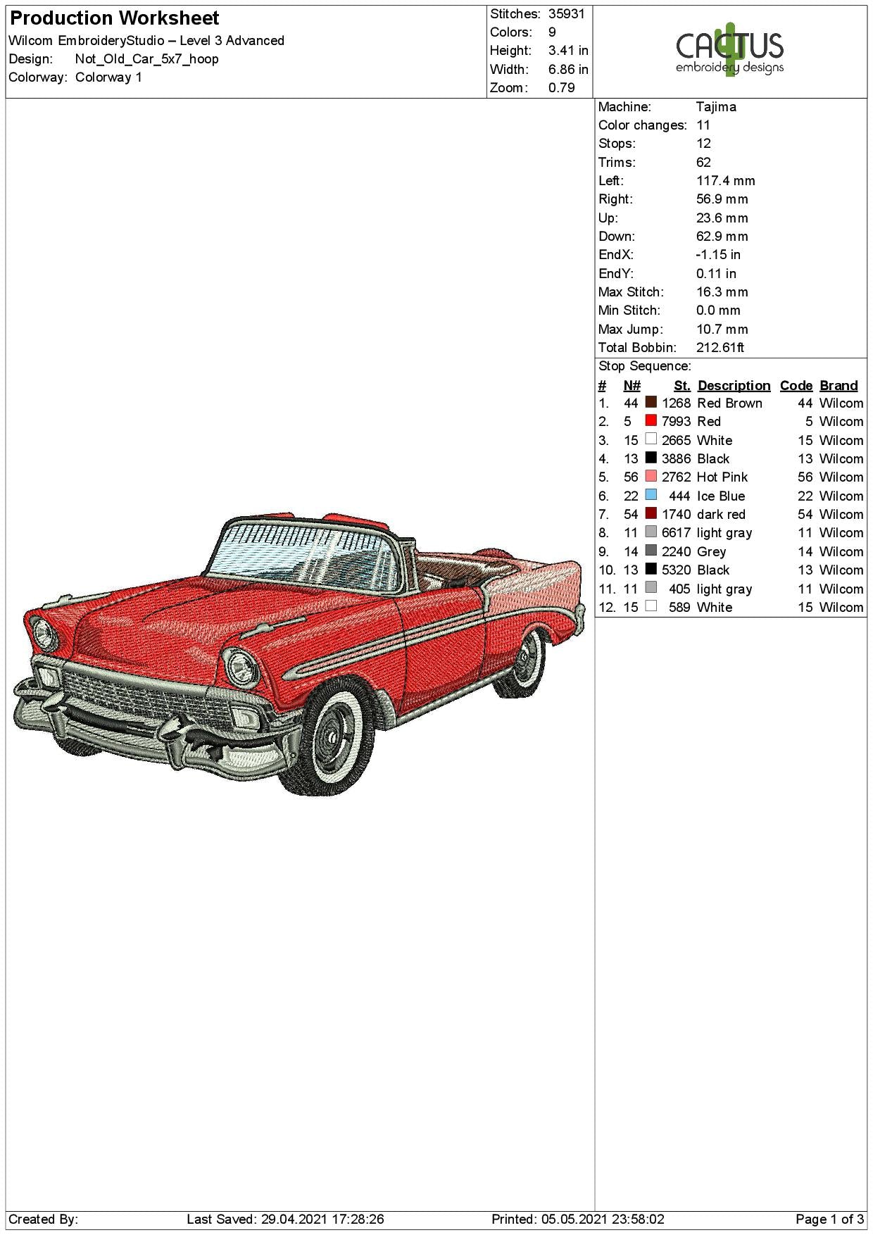 Not Old Embroidery Design