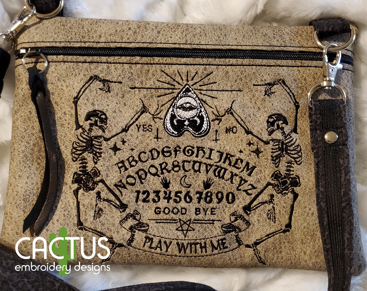 Ouija Board Embroidery Design