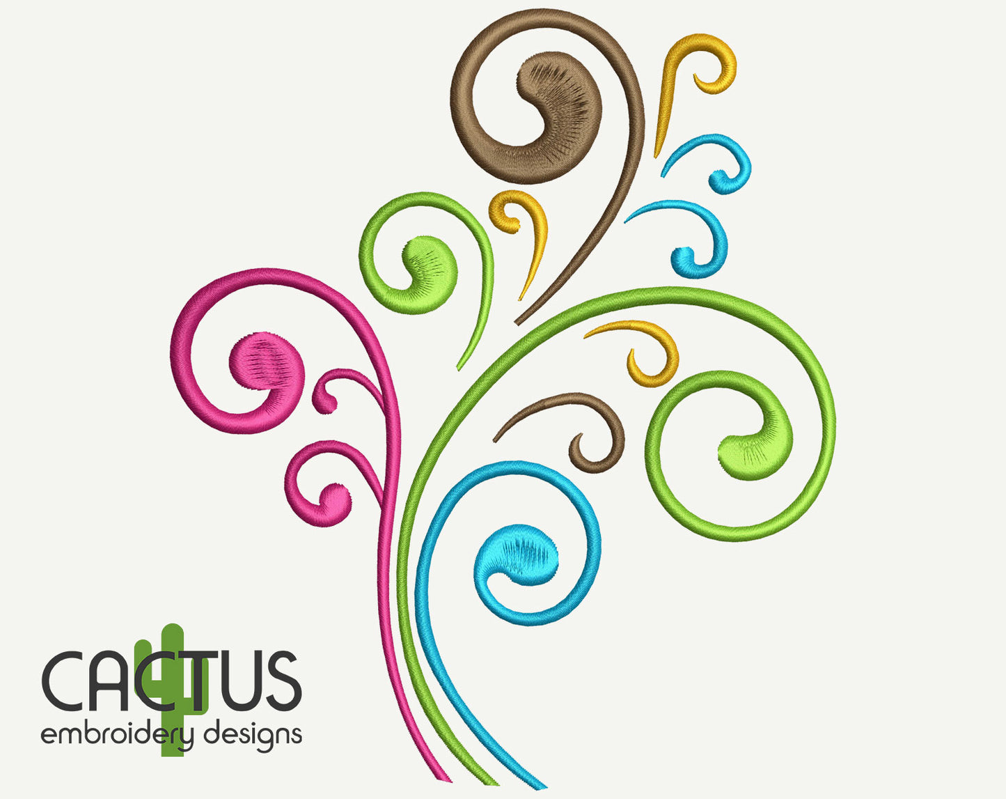 Curls Embroidery Designs