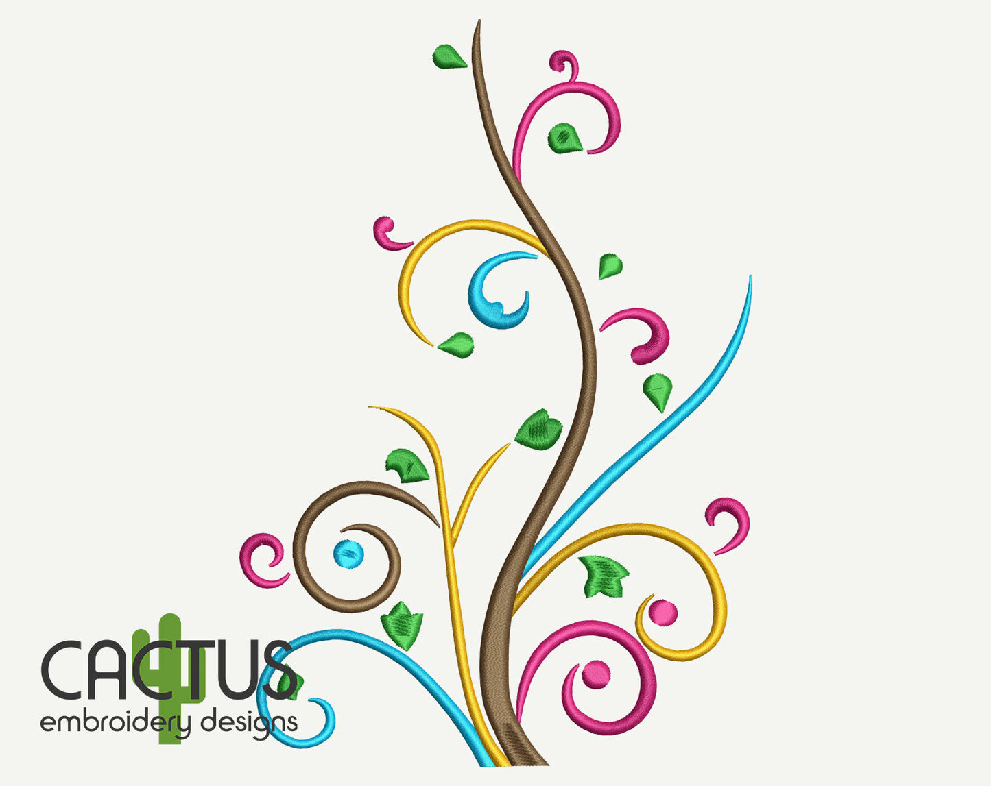 Curls Embroidery Designs