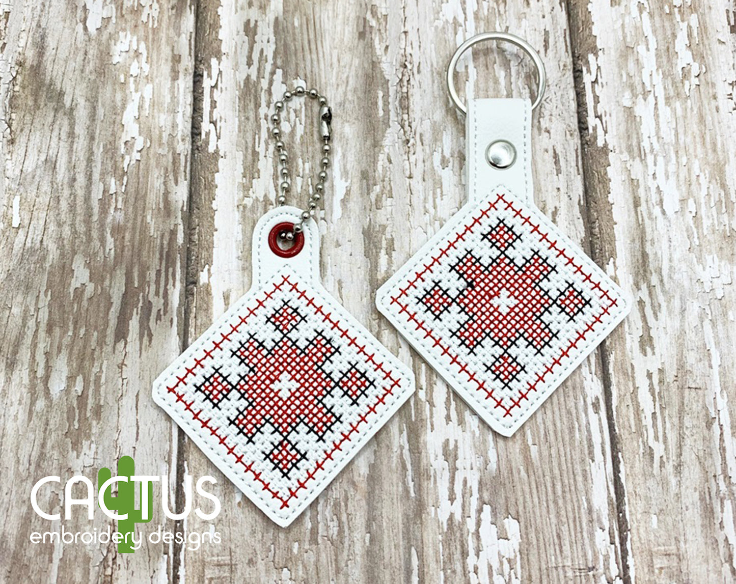 Polissia Snap Tab & Eyelet Fob