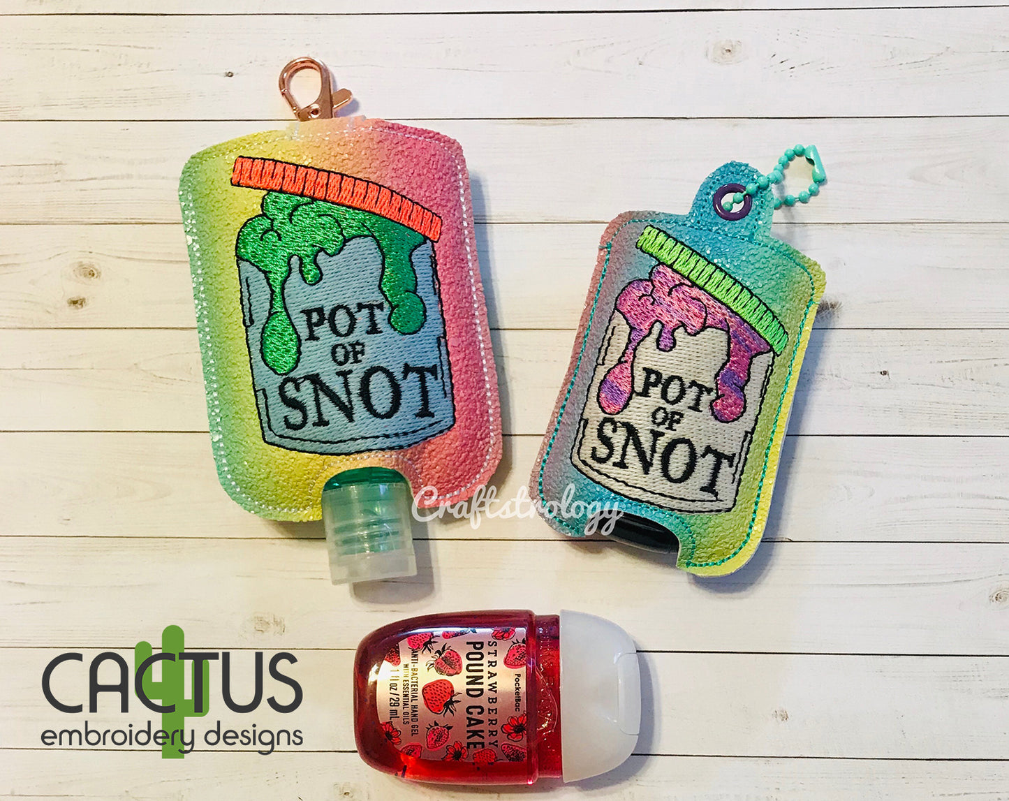 Pot of Snot Sanitizer Holder, SMALL and LARGE sizes