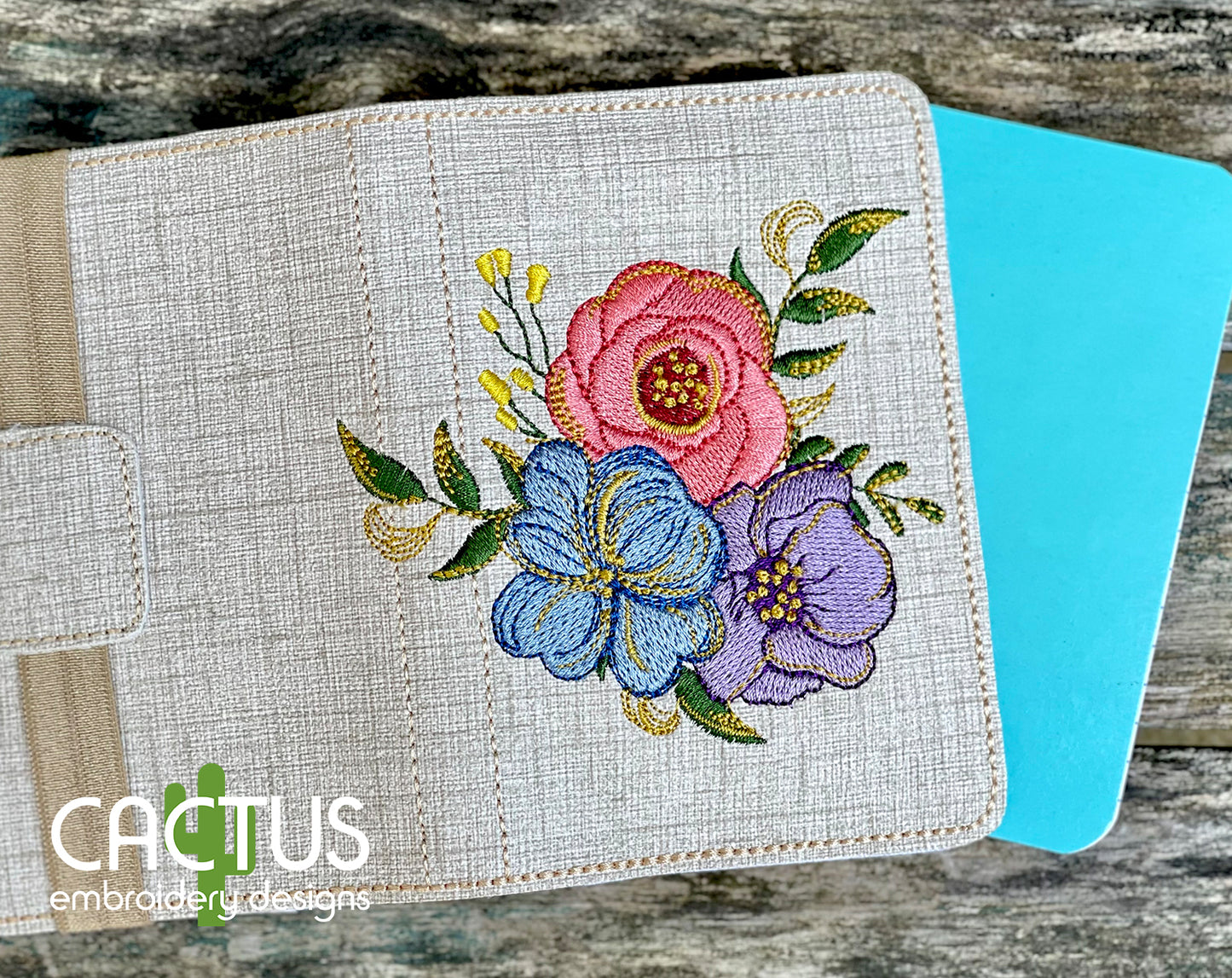 Pretty Flowers Embroidery Design