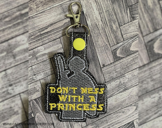 Princess Eyelet Fob & Snap Tab