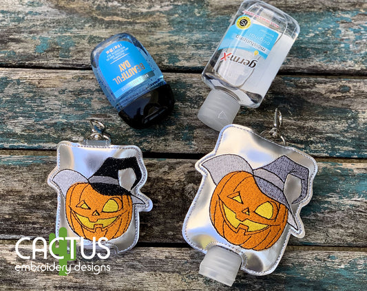 Pumpkin Sanitizer Holder, SMALL and LARGE sizes