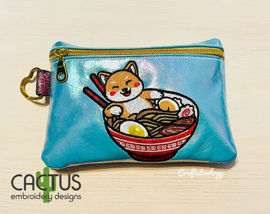 Ramen Bath Embroidery Design