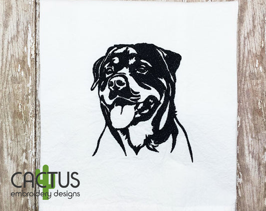 Rottweiler Embroidery Design