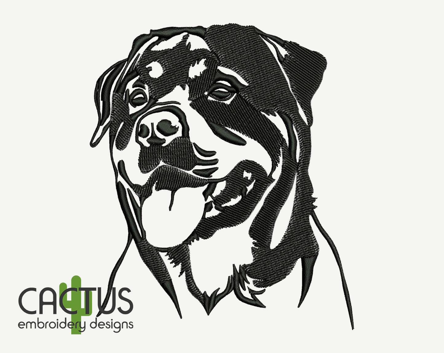 Rottweiler Embroidery Design