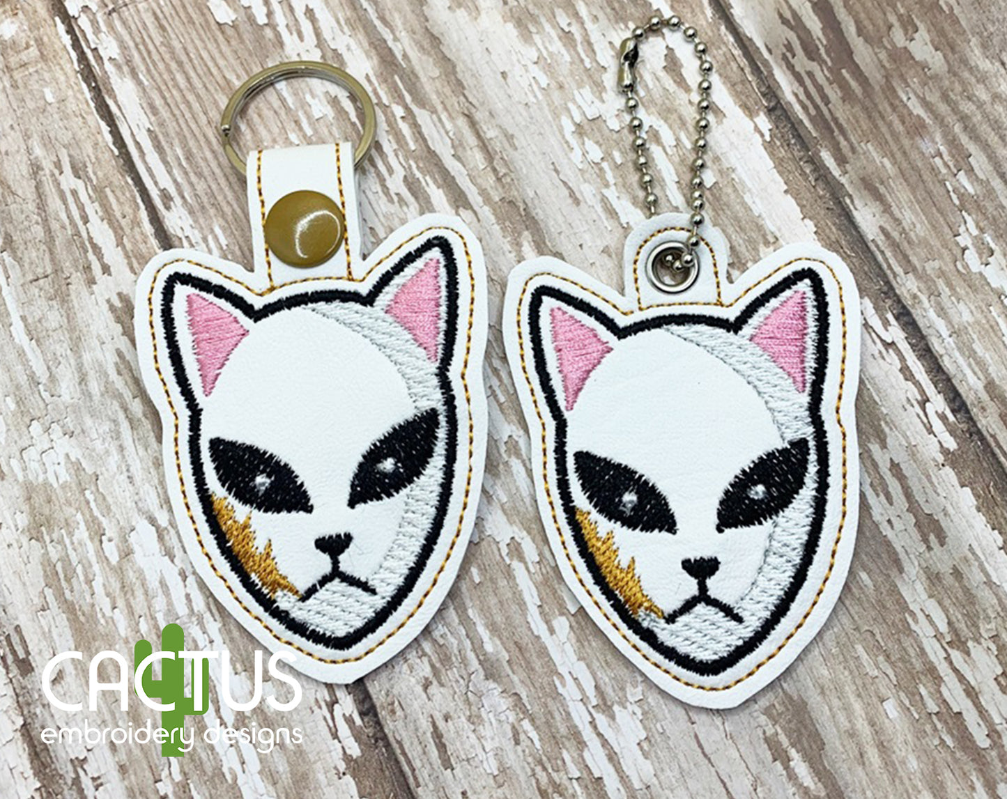 S Mask Snap Tab & Eyelet Fob