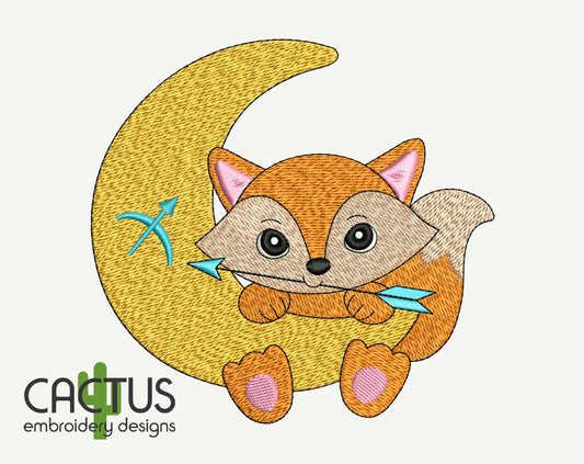 Sagittarius Embroidery Design