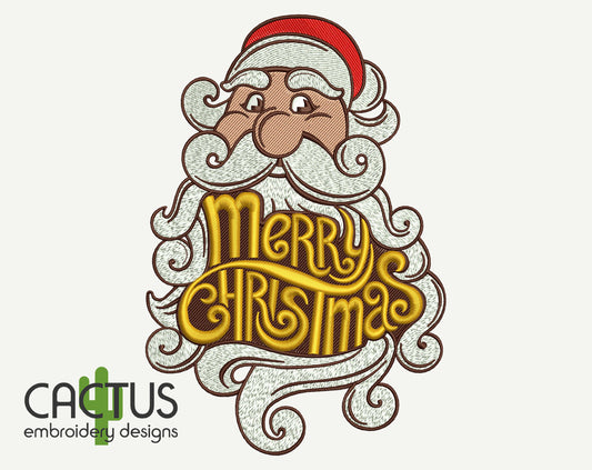 Santa Claus Embroidery Design