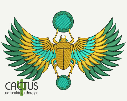 Scarabaeus Embroidery Design