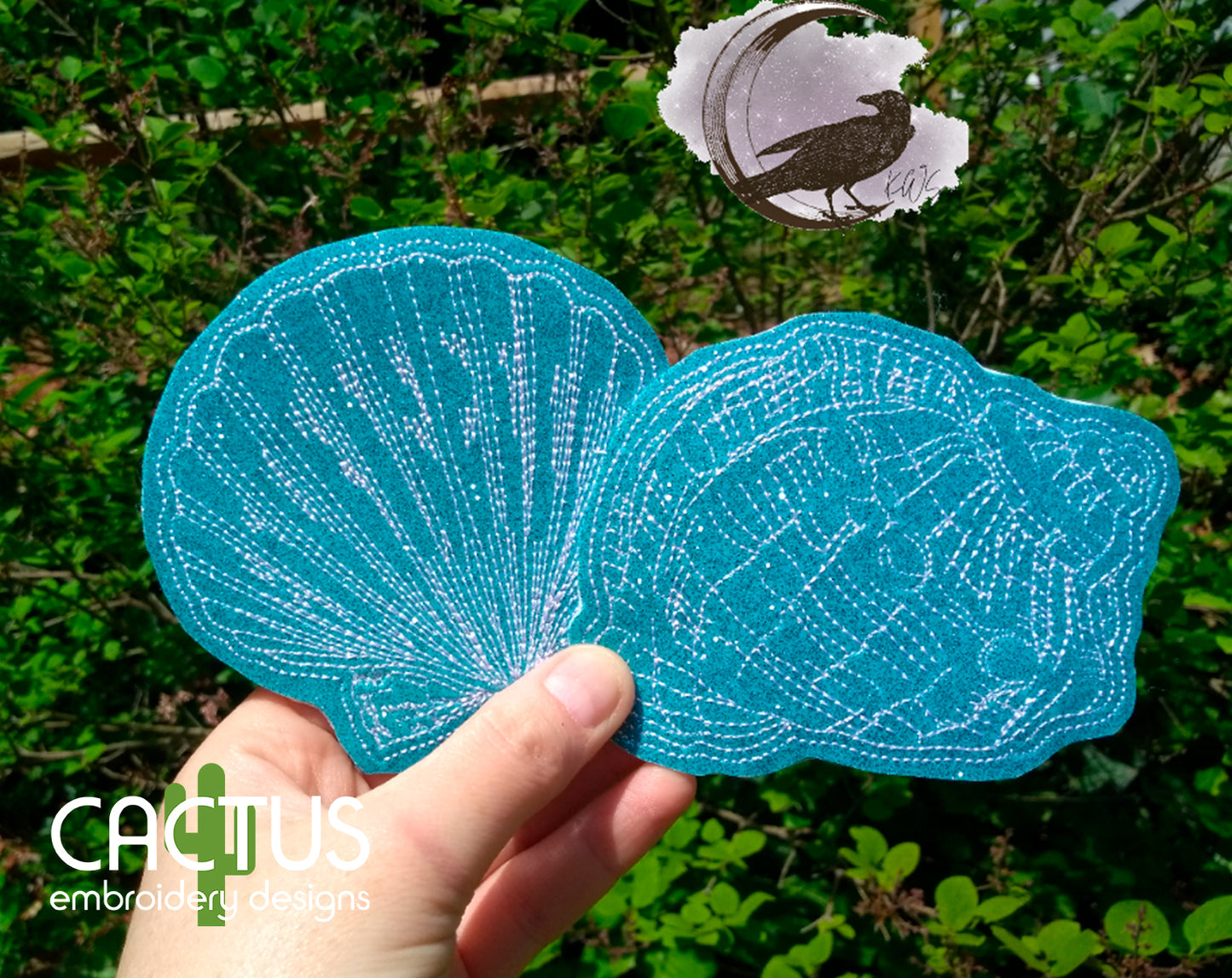 Sea Shell Set of 2 Coasters