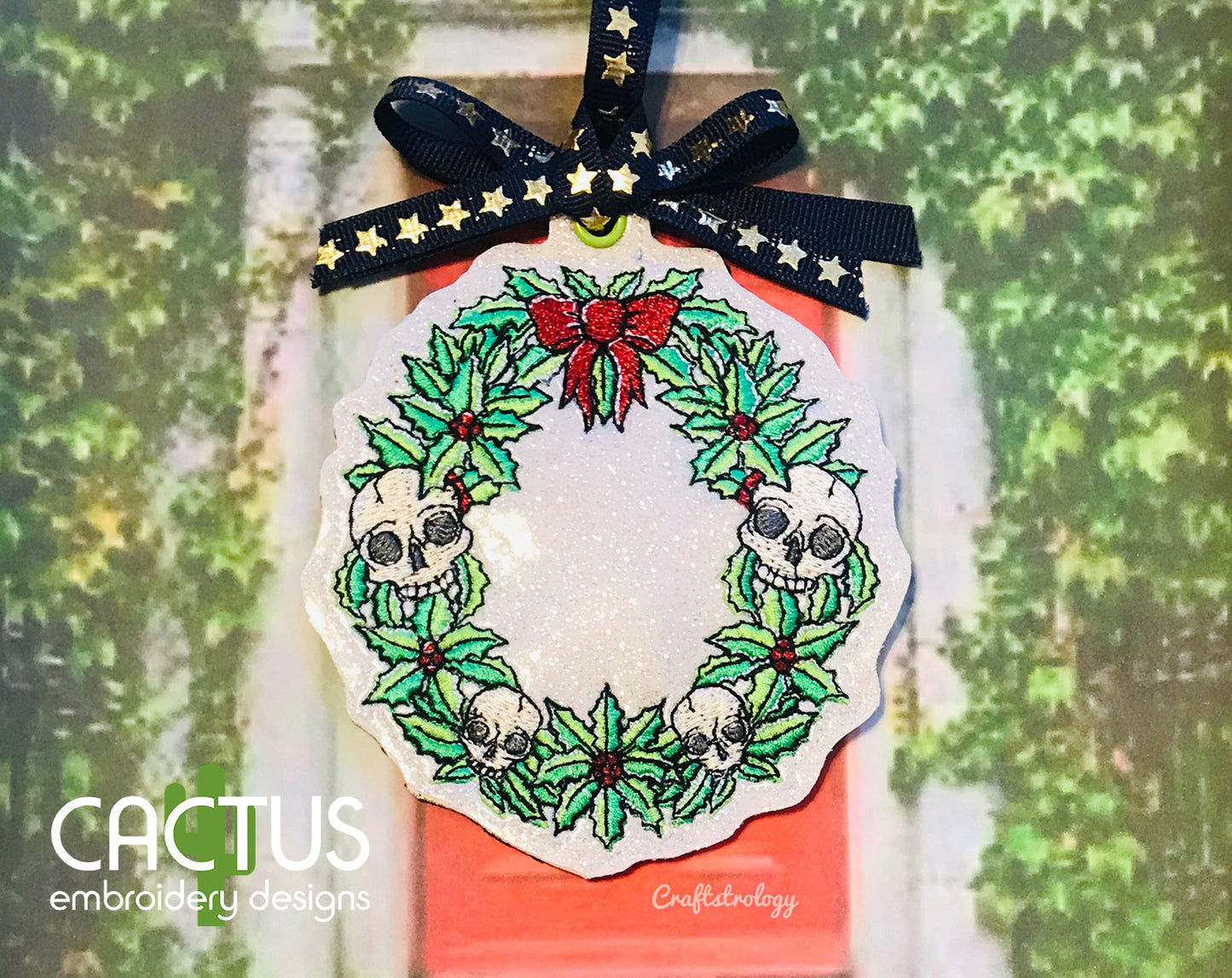 Skulls Wreath Ornament