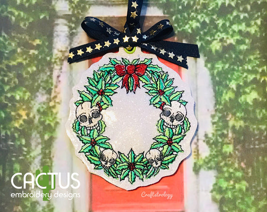 Skulls Wreath Ornament