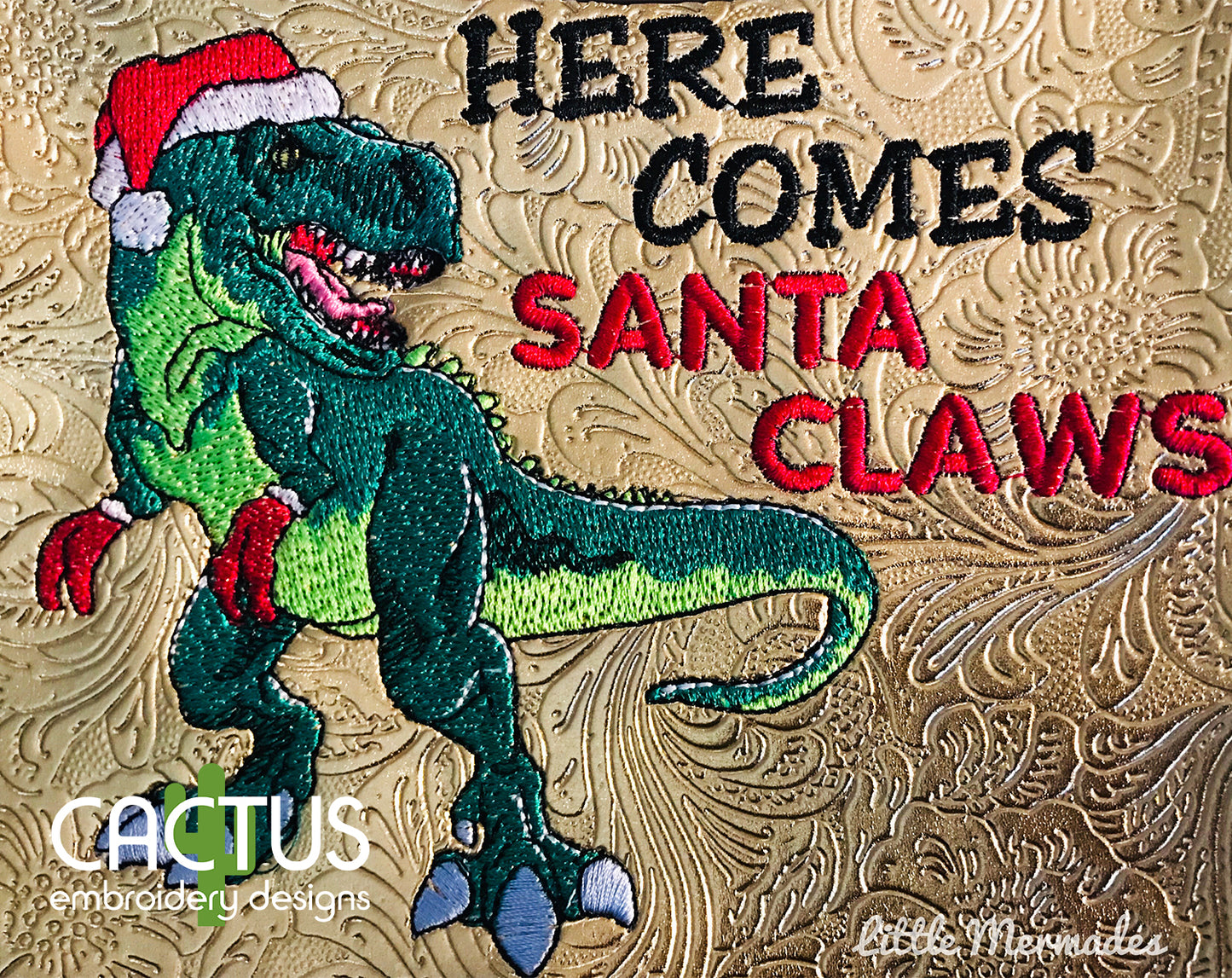 Santa Claws Embroidery Design