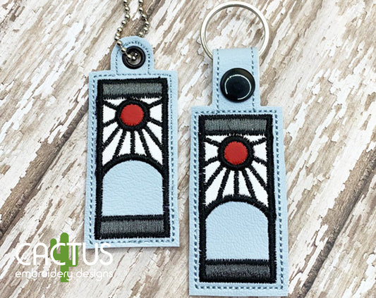 T Earrings Snap Tab & Eyelet Fob