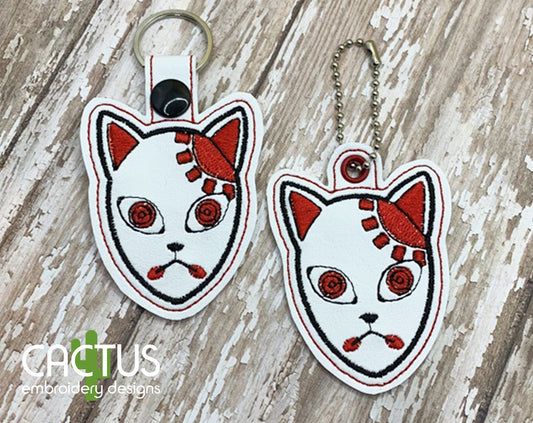 T Mask Snap Tab & Eyelet Fob