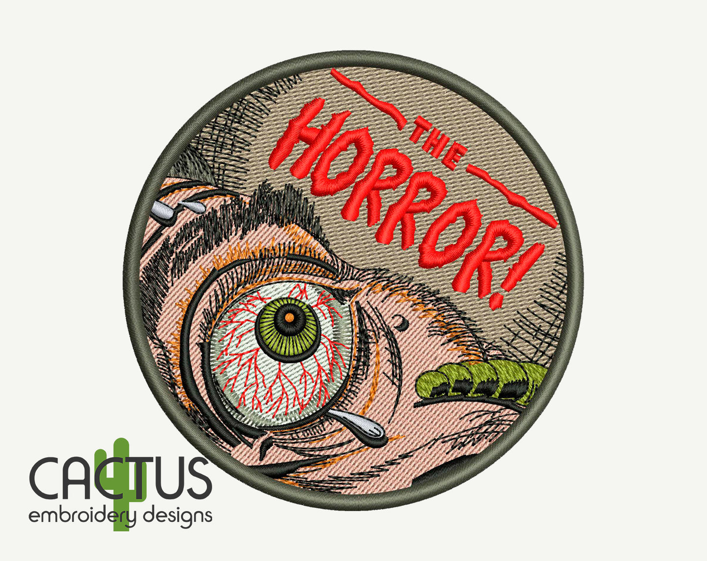 The Horror Patch Embroidery Design