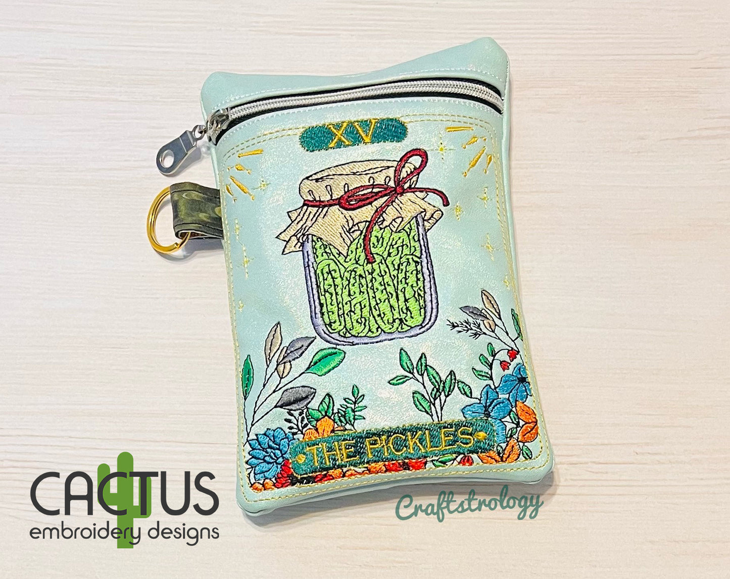 The Pickles Card Zipper Bag