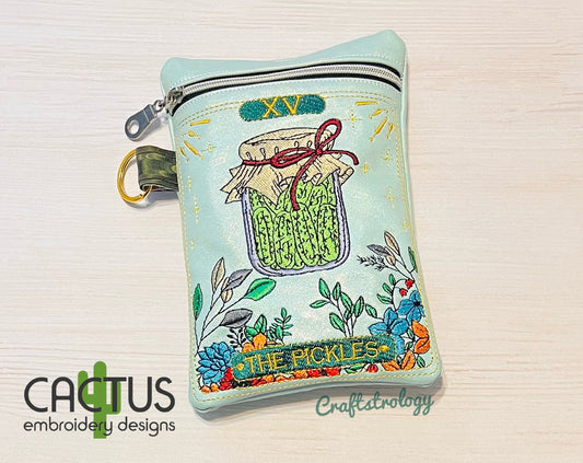 The Pickles Card Zipper Bag