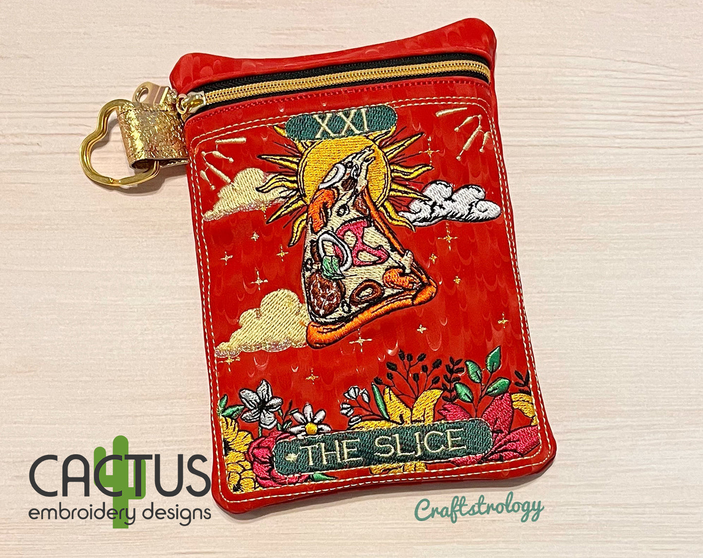 The Slice Card Zipper Bag
