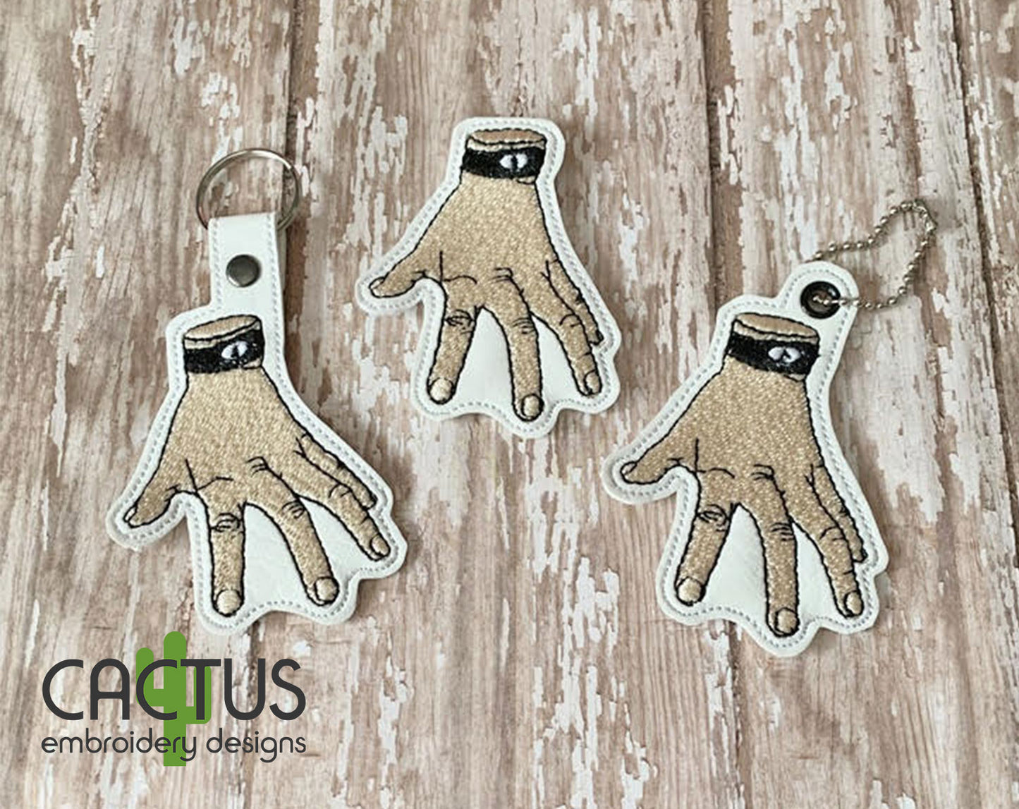 Thing Set of Eyelet Fob, Feltie & Snap Tab