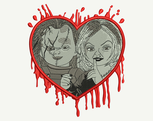 Tiffany & Killer Doll Embroidery Design