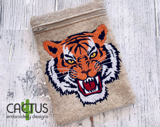Tiger Embroidery Design