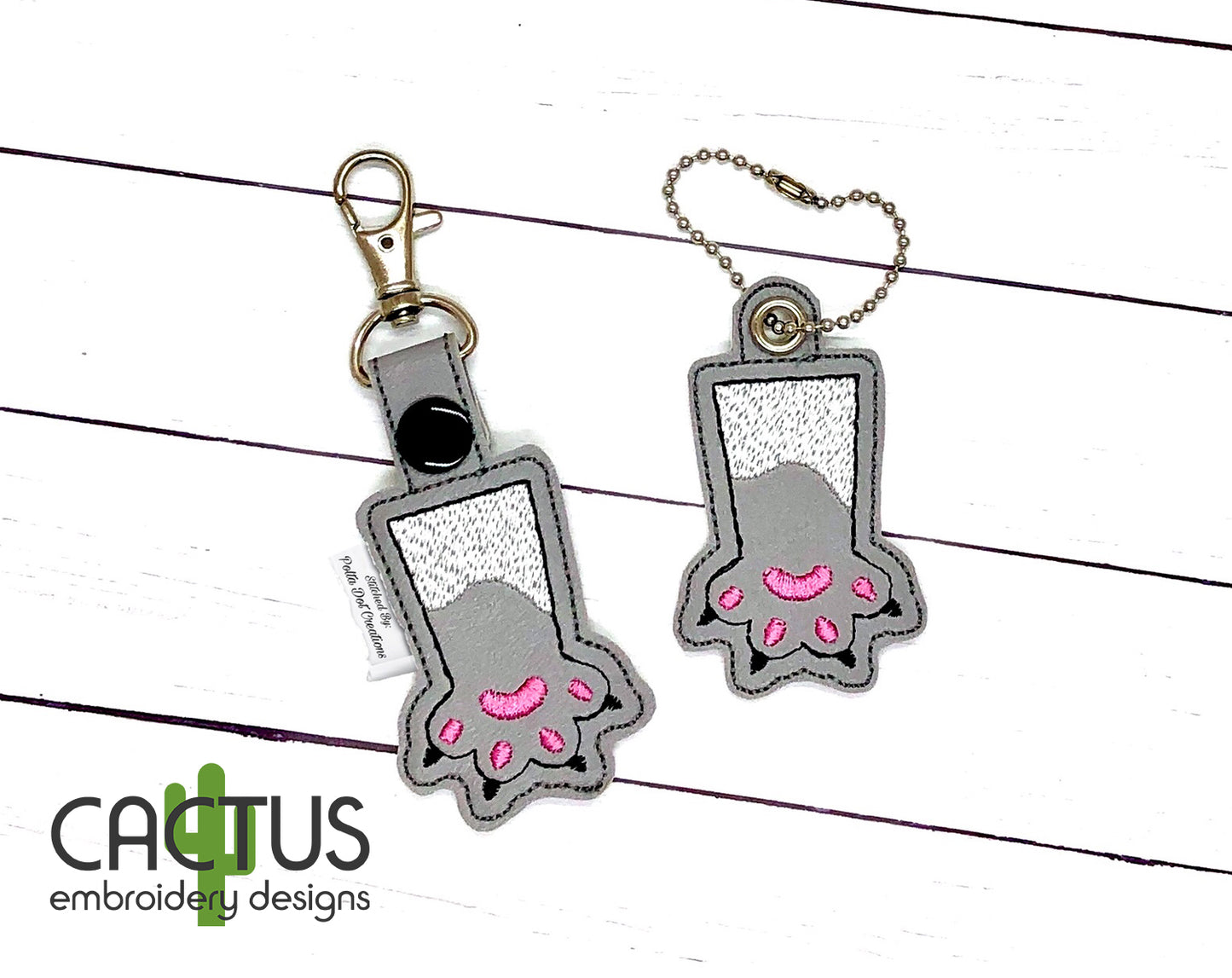 Toe Beans Snap Tab & Eyelet Fob
