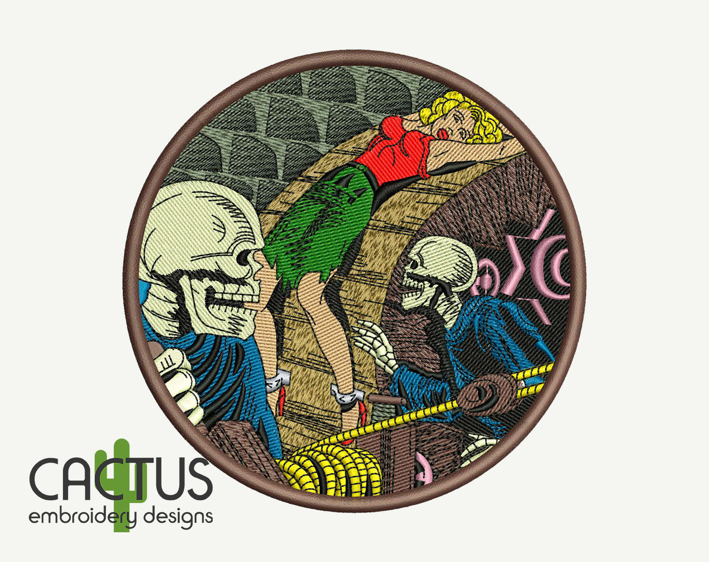 Torture Dungeon Patch Embroidery Design