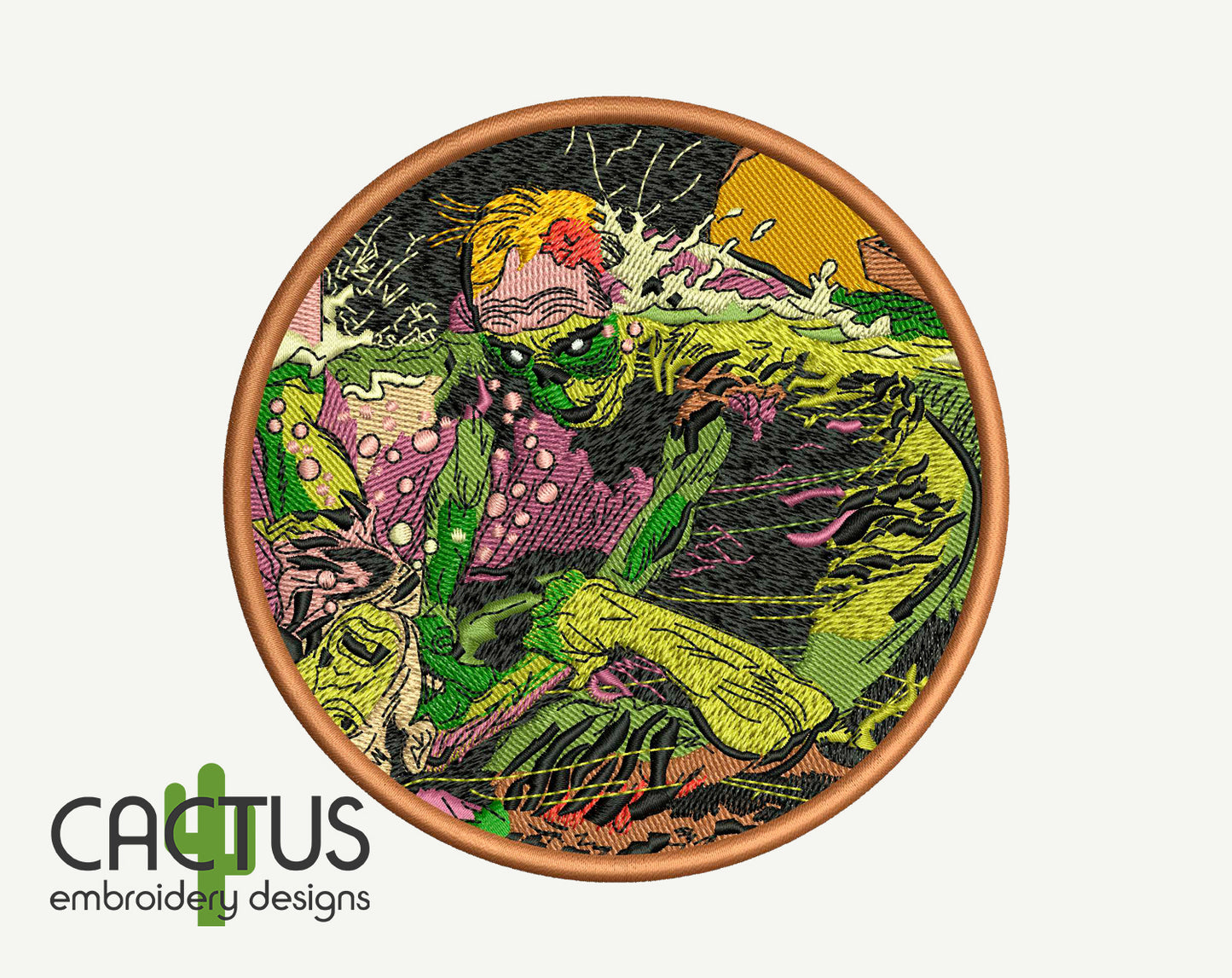 Undead Patch Embroidery Design