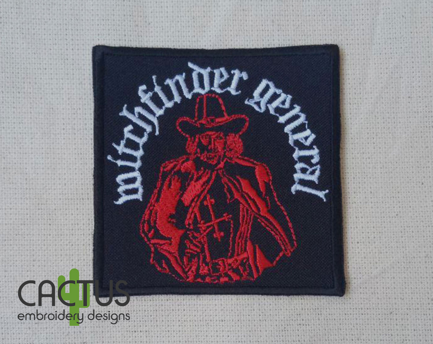 Witchfinder General Patch Embroidery Design