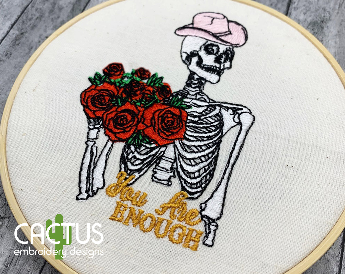 You are Enough Embroidery Design