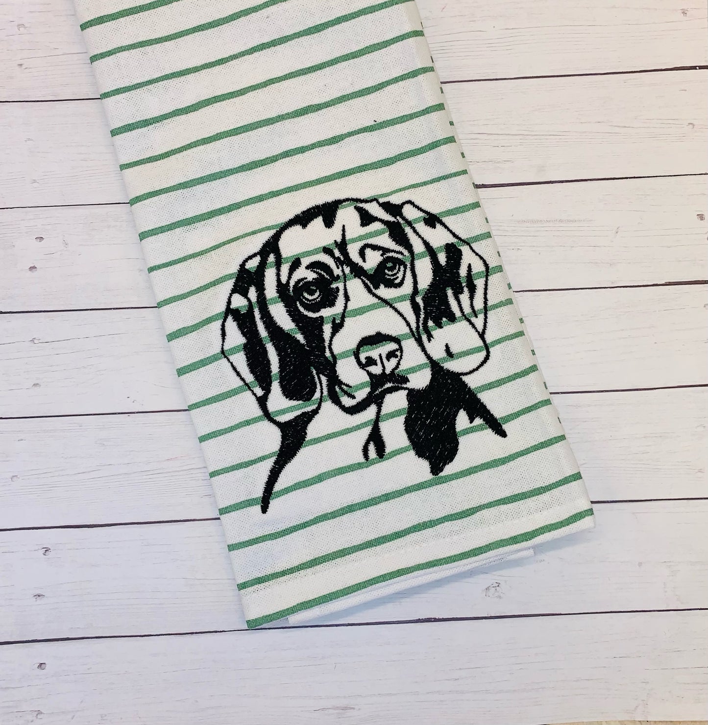Beagle Embroidery Design