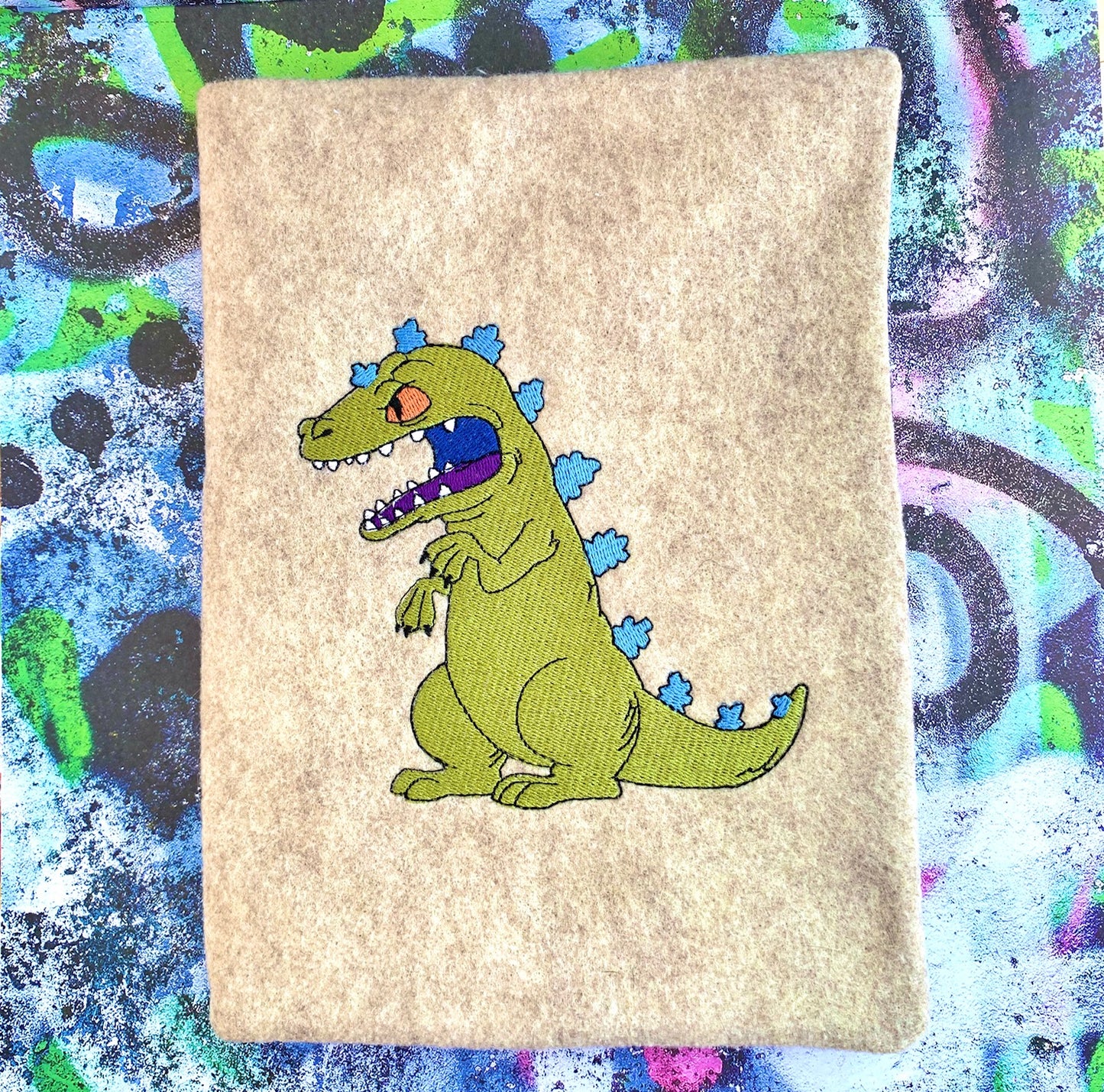 Reptile Embroidery Design