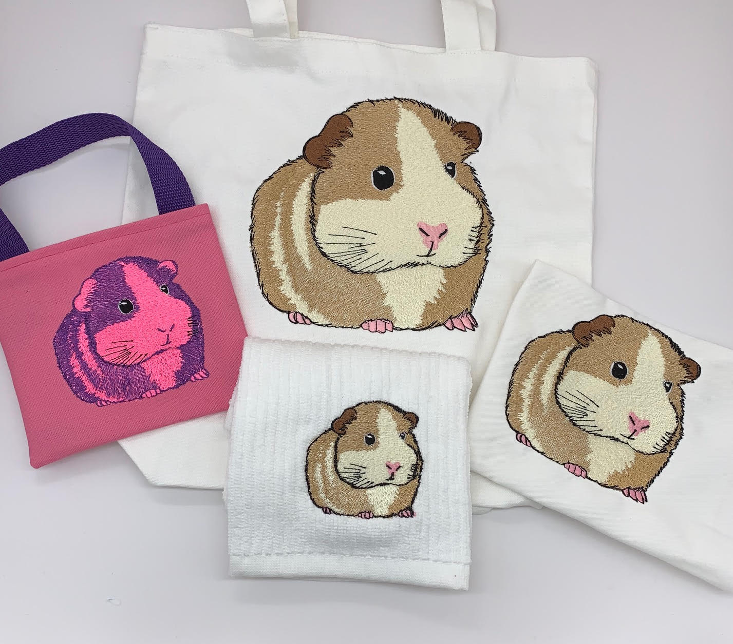 Guinea Pig Embroidery Design